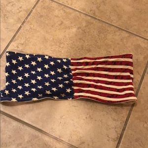 American flag bandeau